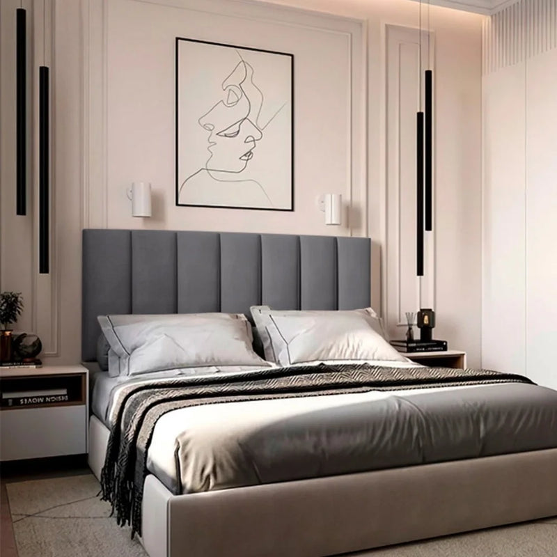 KIT CABECEIRA MODULAR ESTOFADA - Mais charme e conforto para o seu quarto !