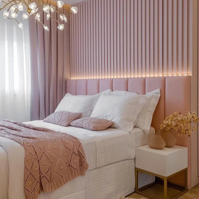 KIT CABECEIRA MODULAR ESTOFADA - Mais charme e conforto para o seu quarto !