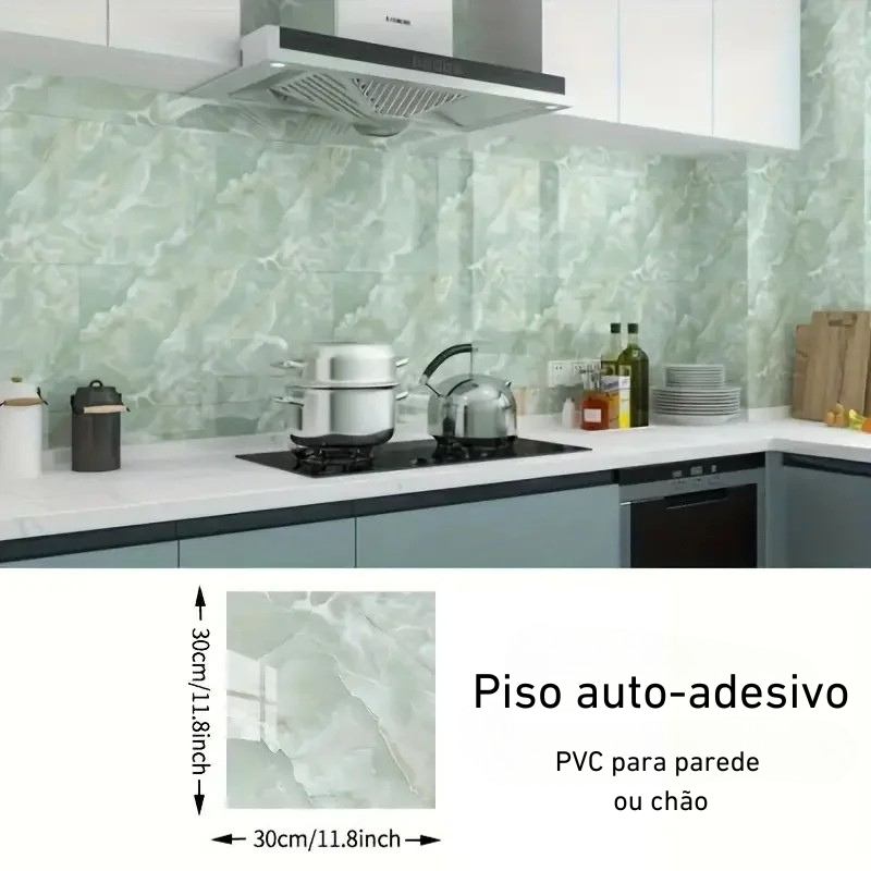 PISO AUTO-ADESIVO Á PROVA D`ÁGUA- RENOVE SUA CASA