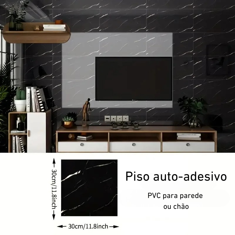 PISO AUTO-ADESIVO Á PROVA D`ÁGUA- RENOVE SUA CASA
