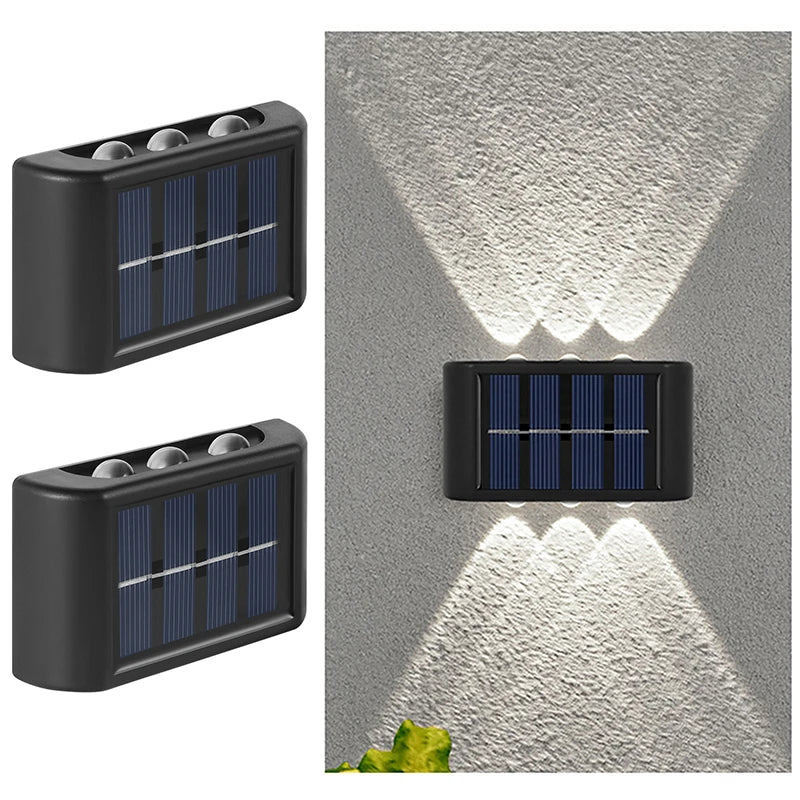 LUMINÁRIA LED SOLAR DE PAREDE