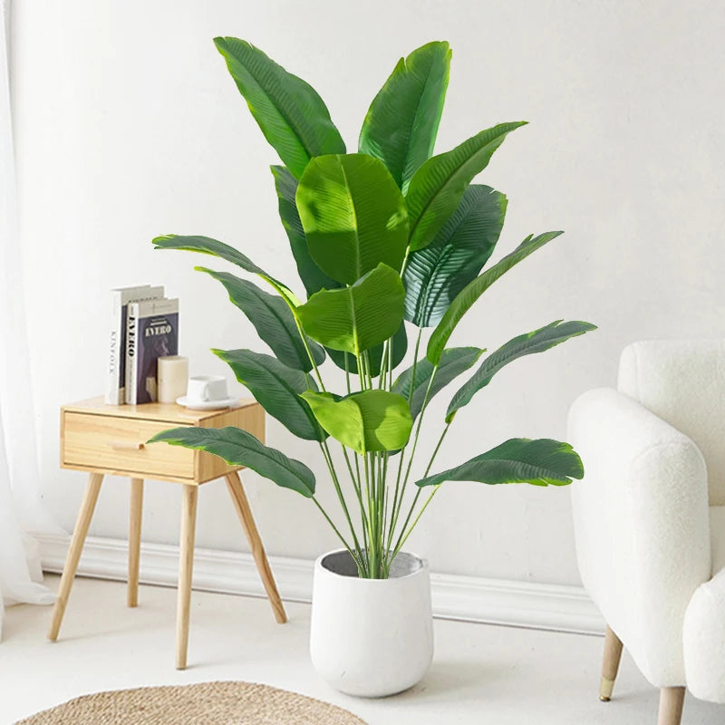 PLANTA ARTIFICIAL TROPICAL GRANDE - Um toque tropical para sua casa
