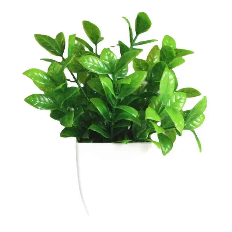 VASO COM PLANTA ARTIFICAL -  Verde, elegante e sem preocupações!