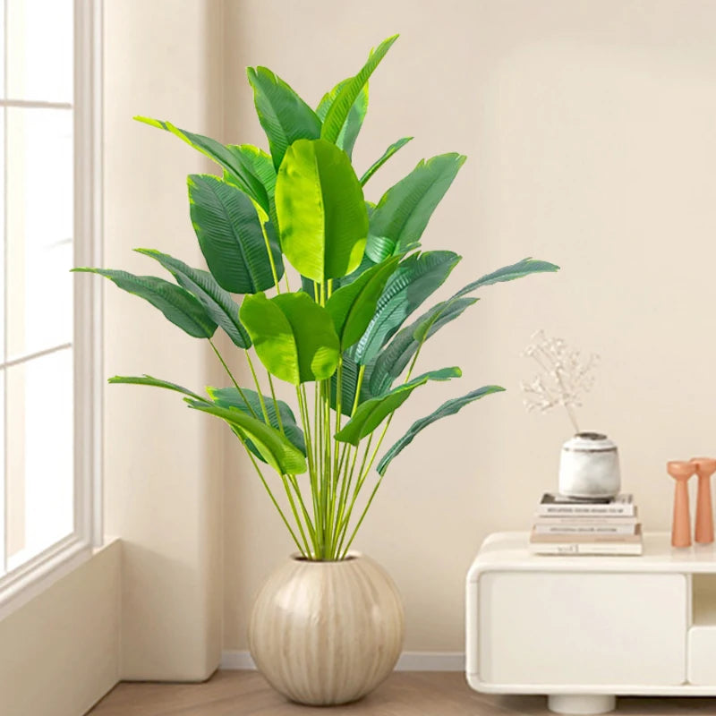 PLANTA ARTIFICIAL TROPICAL GRANDE - Um toque tropical para sua casa