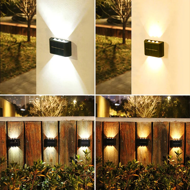 LUMINÁRIA LED SOLAR DE PAREDE