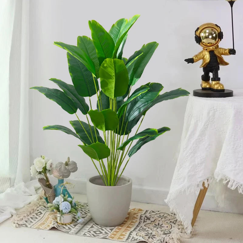 PLANTA ARTIFICIAL TROPICAL GRANDE - Um toque tropical para sua casa