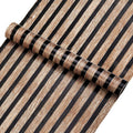 Papel de parede madeira ripada - Um toque clássico e prático para sua casa !
