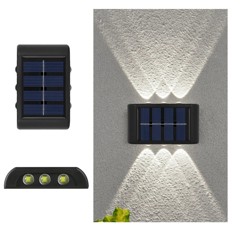 LUMINÁRIA LED SOLAR DE PAREDE