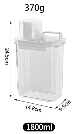 FRASCO DE ARMAZENAMENTO MULTIUSO - O item prático que sua casa precisa